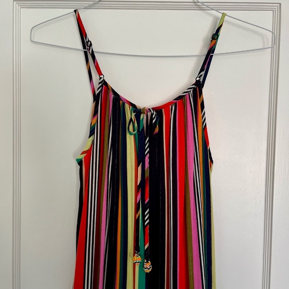 Farm Rio Rainbow Shimmer Maxi Dress | Size Small - Picture 8 of 10